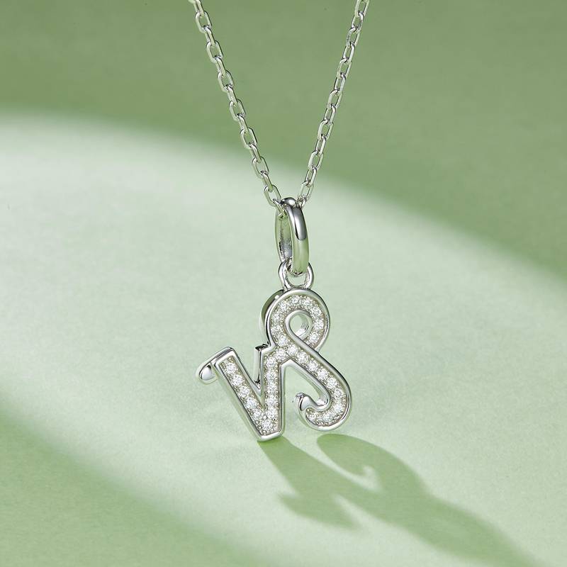Capricorn Moissanite Diamond Necklace from the Twelve Constellations Series